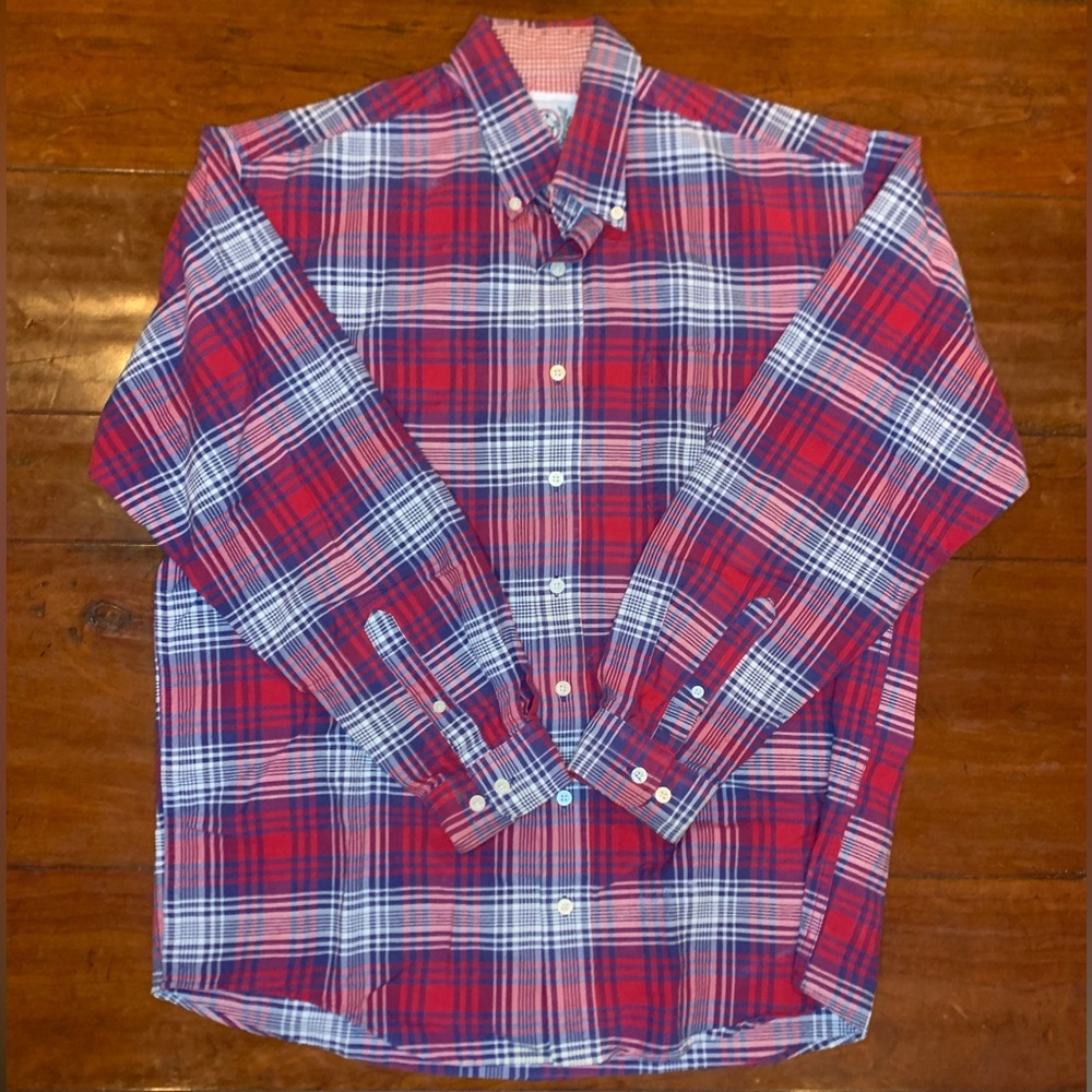 Cinch Mens Button Up Shirt Long Sleeve Red Size M Medium